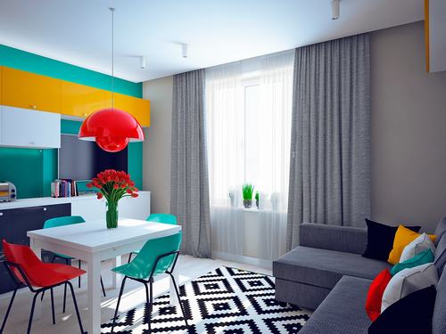 Những màu sắc tưởng chừng rất khó kết hợp lại trở nên bắt mắt đáng kinh ngạc màu sắc