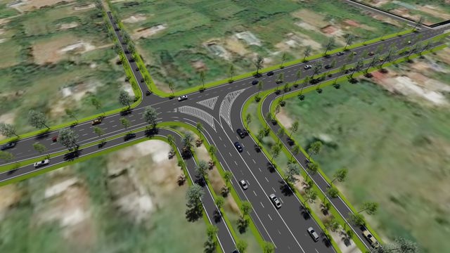 đoạn tuyến đầu tiên của cao tốc Bắc - Nam