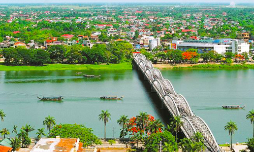 TP Huế nhìn từ trên cao